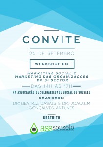 Convite Workshop Marketing Social